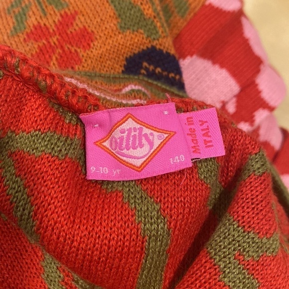 Oilily • pleated print block merino wool skirt - Picture 11 of 12